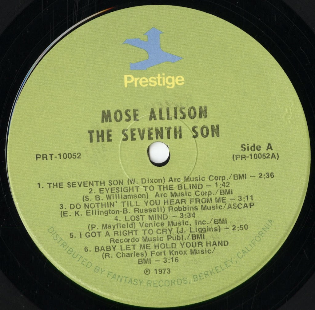 Mose Allison - The Seventh Son (PRT 10052) 1973 US Prestige|中古LP