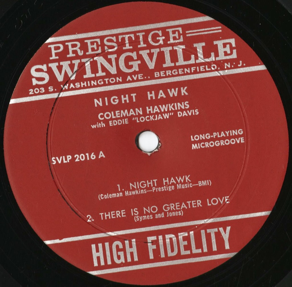 Coleman Hawkins - Night Hawk (SVLP 2016) 1961 US Swingville|中古LP