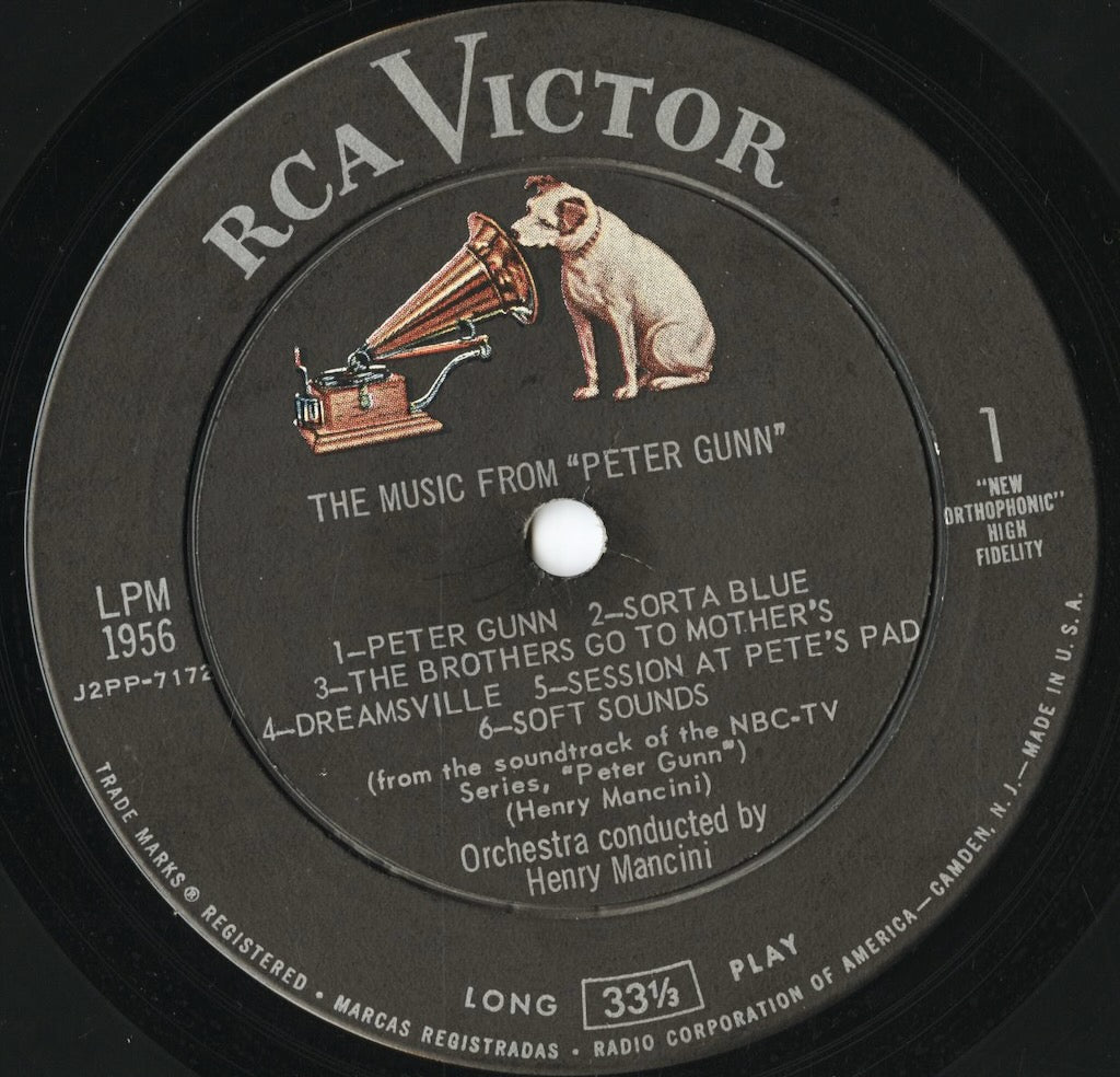 Henry Mancini - The Music From Peter Gunn (LPM-1956) LP 1959 US RCA|中古LP