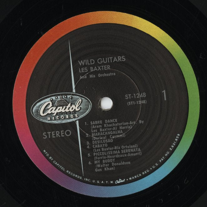 Les Baxter And His Orchestra - Les Baxter's Wild Guitars (ST1248) LP 1959 US Capitol|中古LP