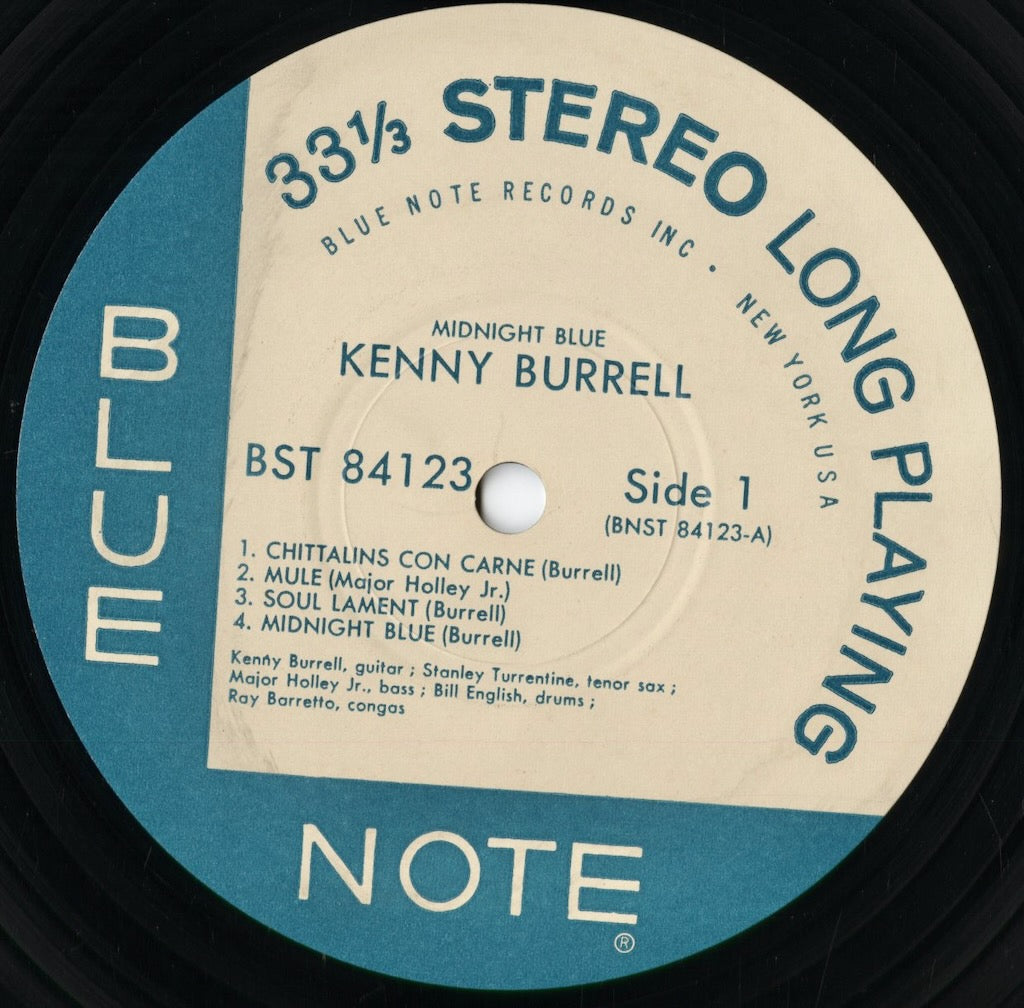 Kenny Burrell - Midnight Blue (BST 84123) 1983 JPN Blue Note|中古LP