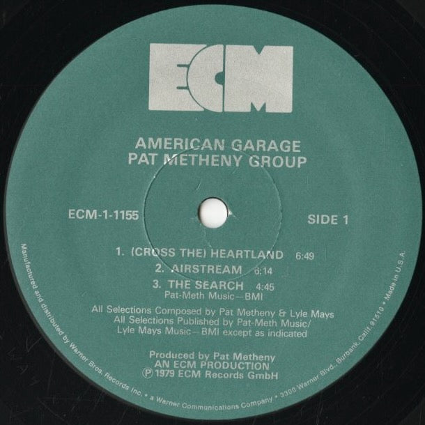 Pat Metheny / パット・メセニー・グループ / American Garage (ECM-1-1155)