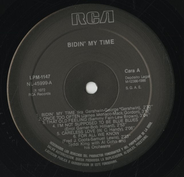 Teddi King / テディ・キング / All The Kings' Songs (NL-45999)