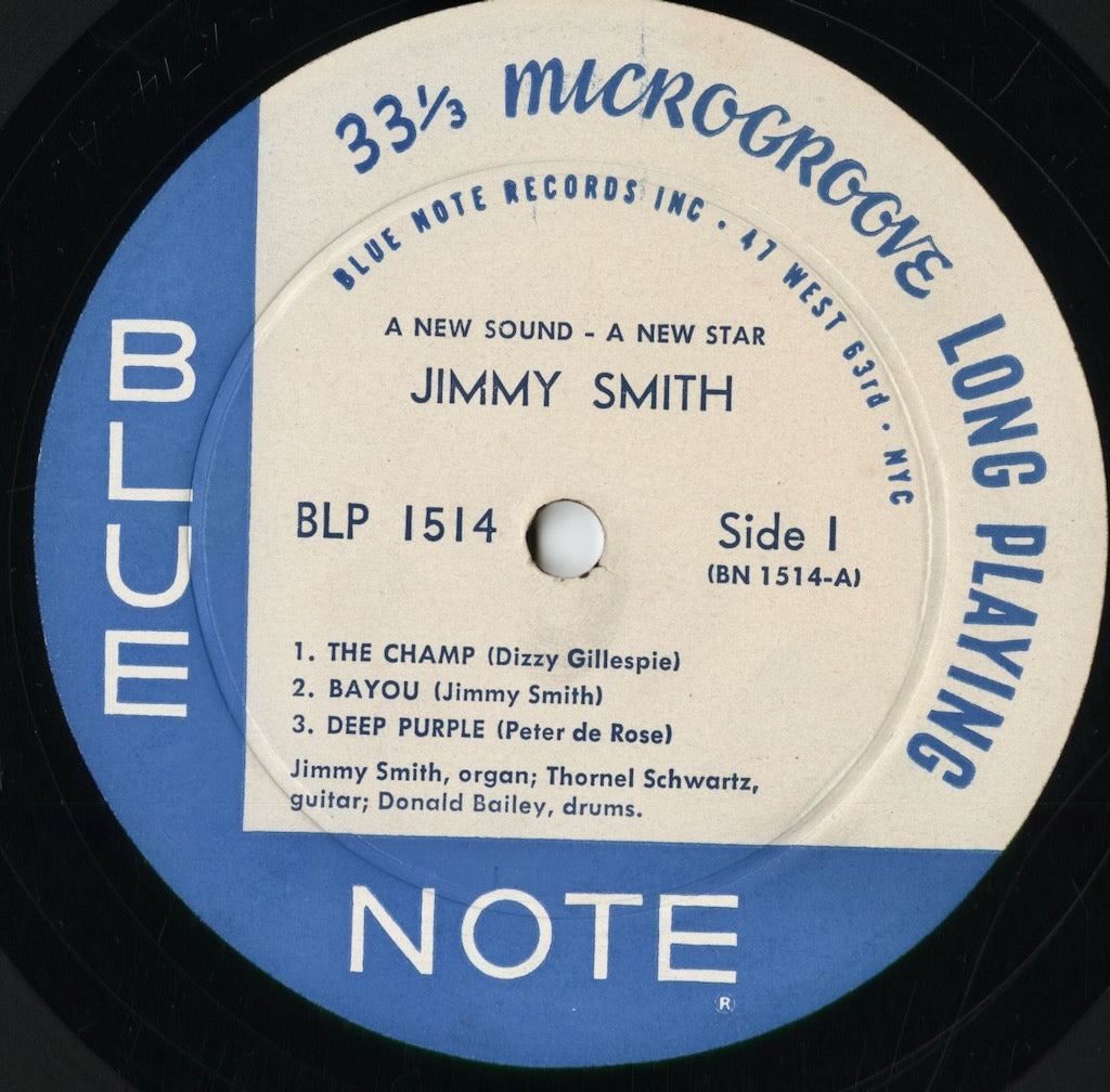 Jimmy Smith - A New Sound A New Star - Volume 2 (BLP 1514) 1960 US Blue Note|中古LP