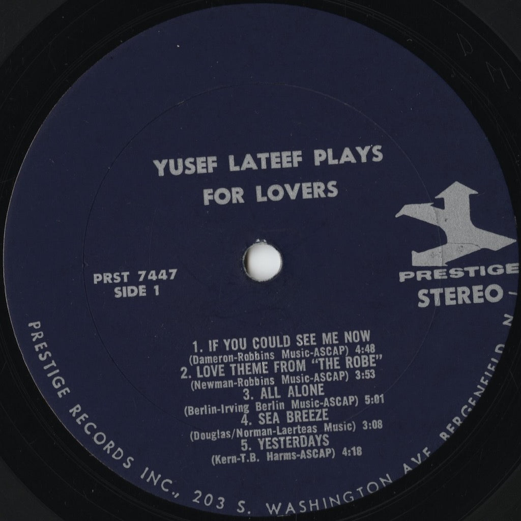 Yusef Lateef / ユセフ・ラティーフ / Plays For Lovers (PRST 7447)