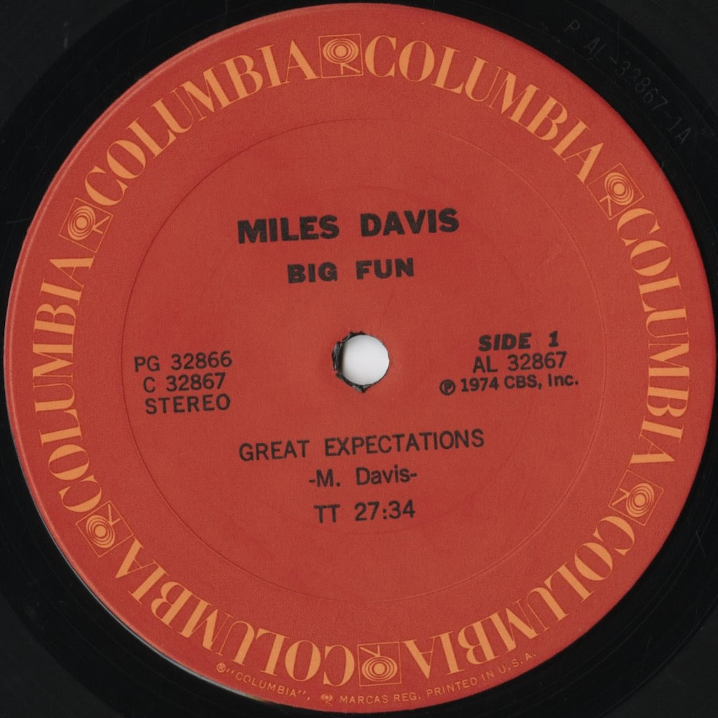 Miles Davis / マイルス・デイヴィス / Big Fun (PG 32866)