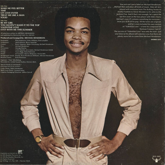 Michael Henderson – Solid (BDS 5662) LP 1976 US Buddah | 中古LP