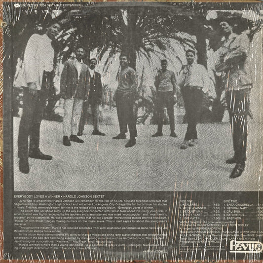 Harold Johnson - Everybody Loves A Winner (RS 7204) LP 1968 US Revue|中古LP