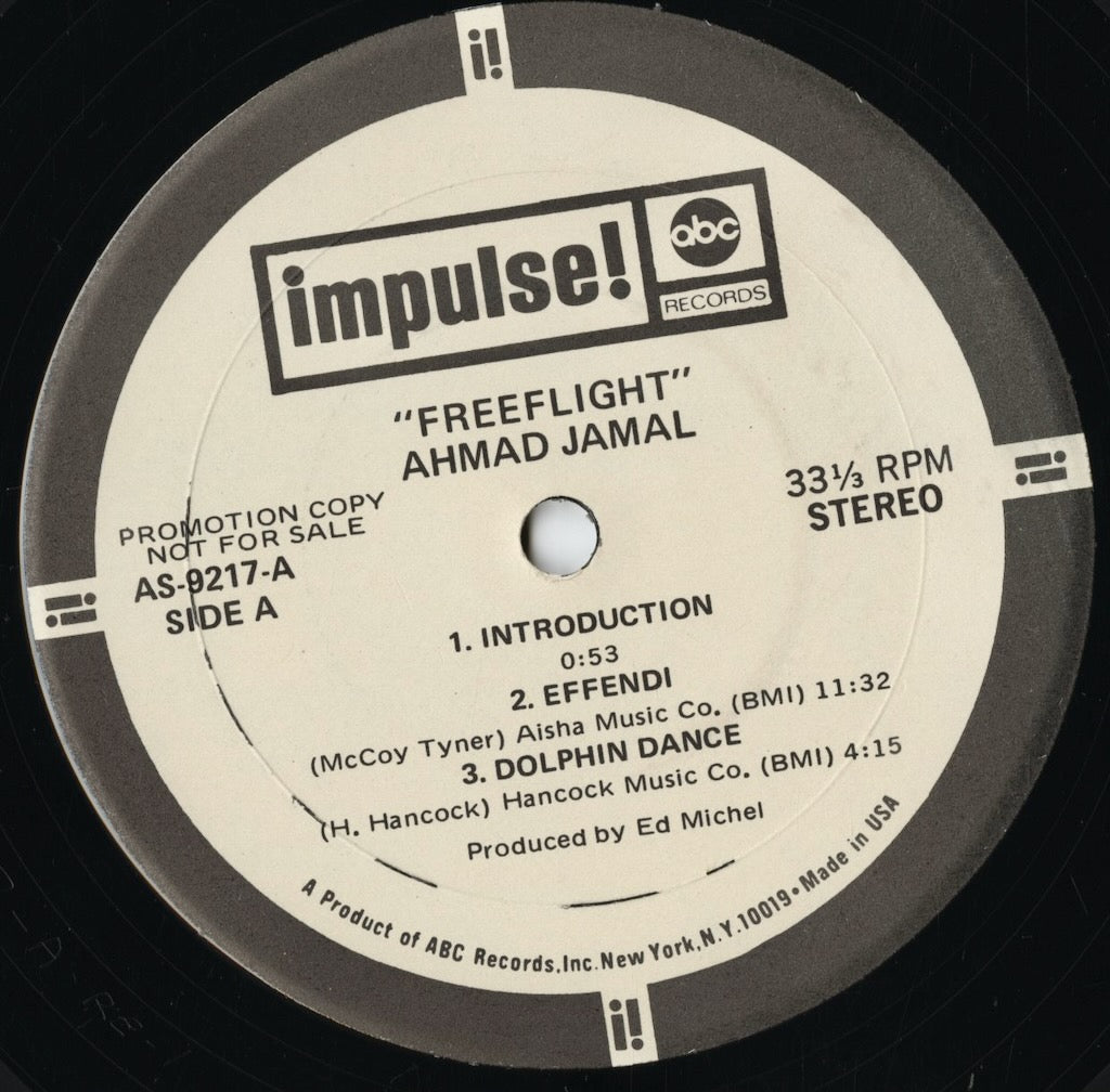 Ahmad Jamal - Freeflight (AS-9217) LP 1971 US Impulse!|中古LP