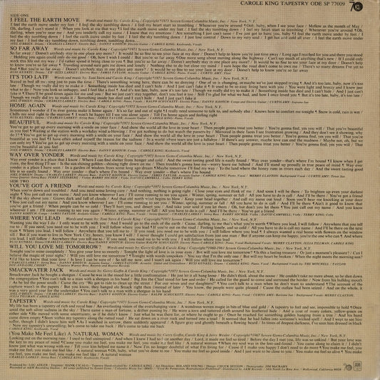 Carole King - Tapestry(Ode70ロゴ)(SP-77009) 1971 US Ode|中古LP