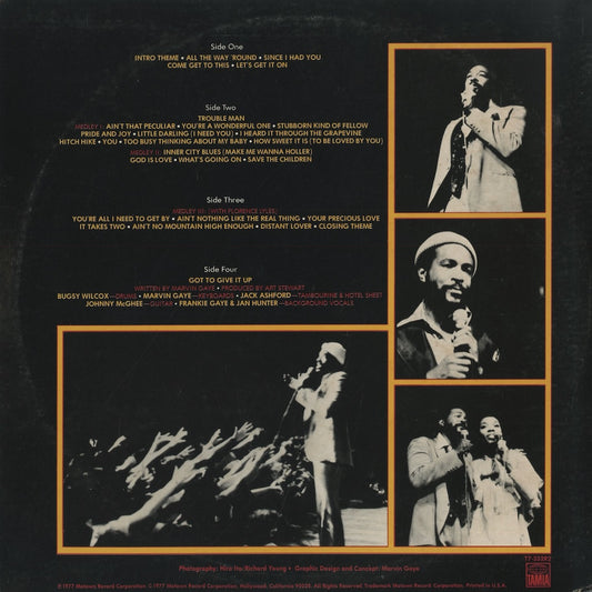 Marvin Gaye - Live At The London Palladium (T7-352R2) LP 1977 US Tamla|中古LP