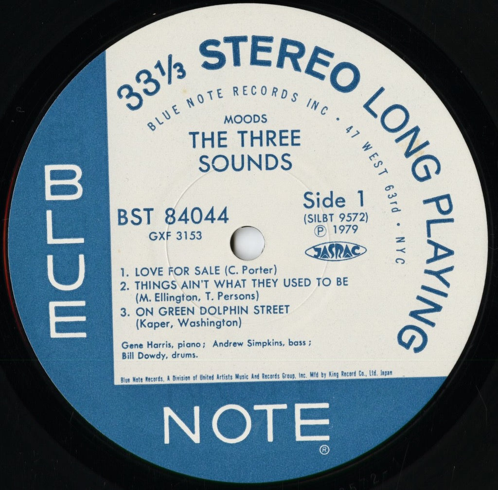 The Three Sounds - Moods (GXF 3153) 1979 JPN Blue Note|中古LP