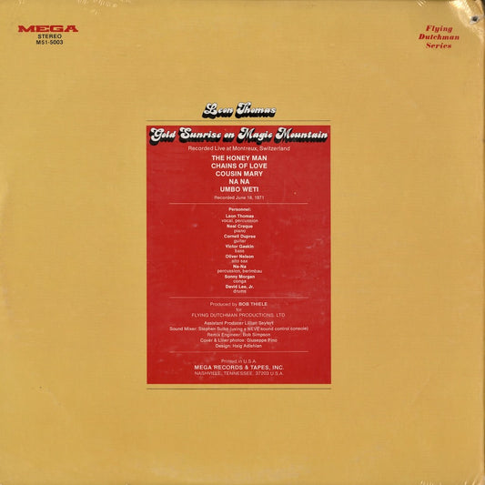 Leon Thomas / レオン・トーマス / Gold Sunrise On Magic Mountain (M51-5003)未開封シールド