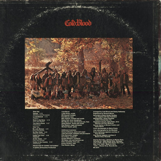 Cold Blood - First Taste Of Sin (MS2074) 1972 US Reprise|中古LP