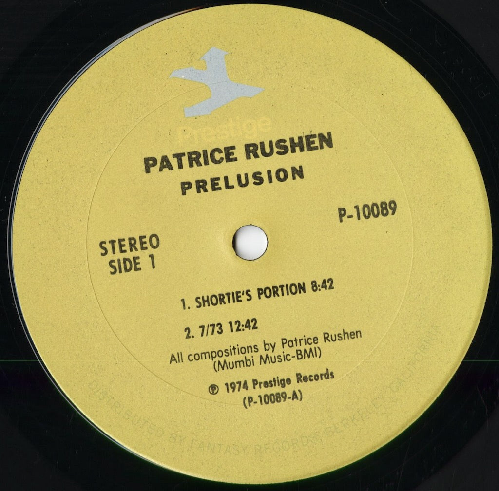 Patrice Rushen - Prelusion (P-10089) 1974 US Prestige|中古LP