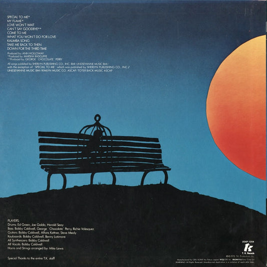 Bobby Caldwell - Bobby Caldwell (25AP 1354) LP 1978 JPN TK Records|中古LP