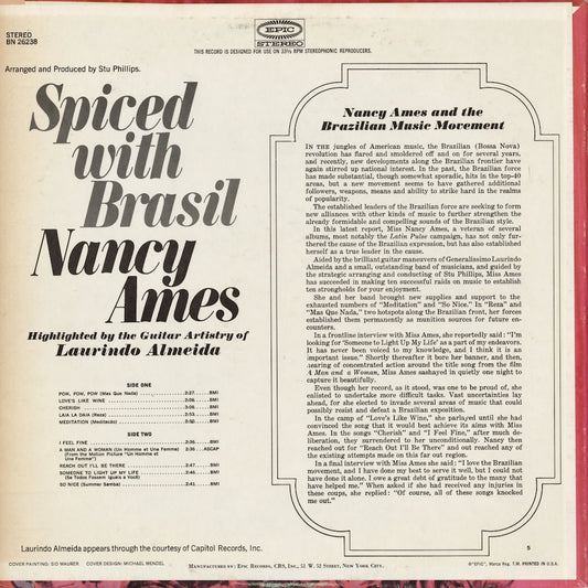 Nancy Ames / ナンシー・エイムス / Spiced With Brasil (BN 26238)