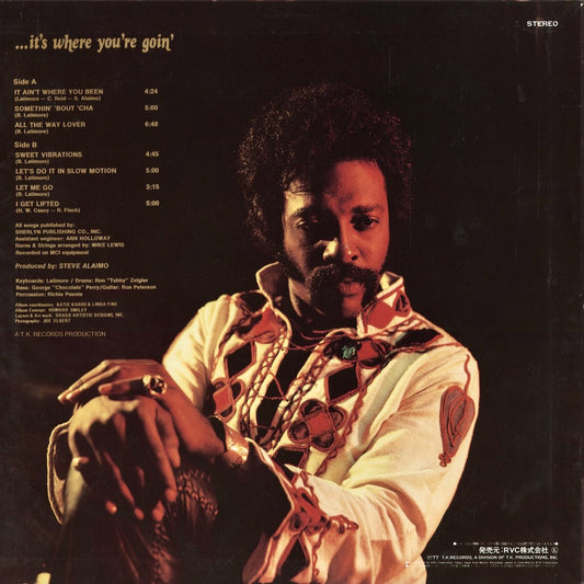 Latimore - It Ain't Where You Been (RVP-6173) 1977 JPN RCA|中古LP
