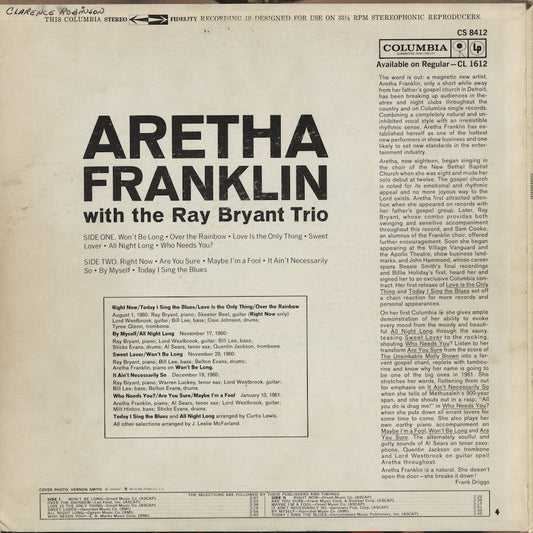 Aretha Franklin / アレサ・フランクリン / Aretha (CS 8412)