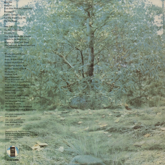 Joni Mitchell / For The Roses (SD 5057) LP 1972 US Asylum|中古LP