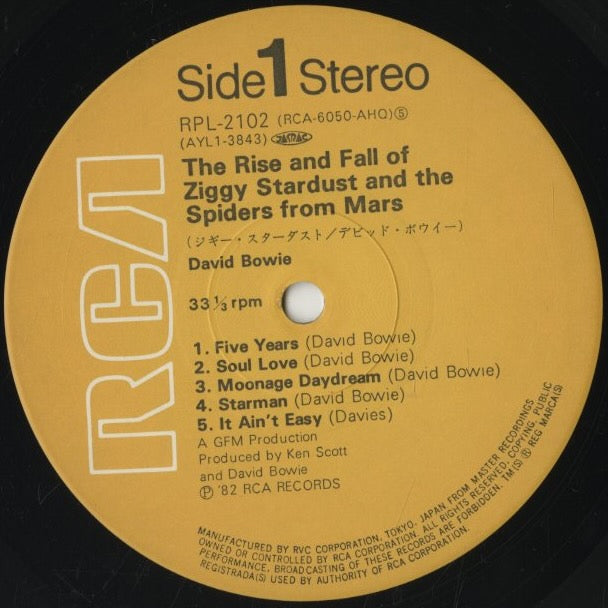 David Bowie / デヴィッド・ボウイ / Ziggy Stardust (RPL-2102)