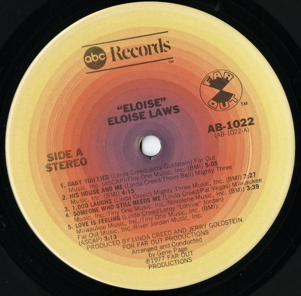 Eloise Laws - Eloise (AB-1022) LP 1977 US ABC|中古LP