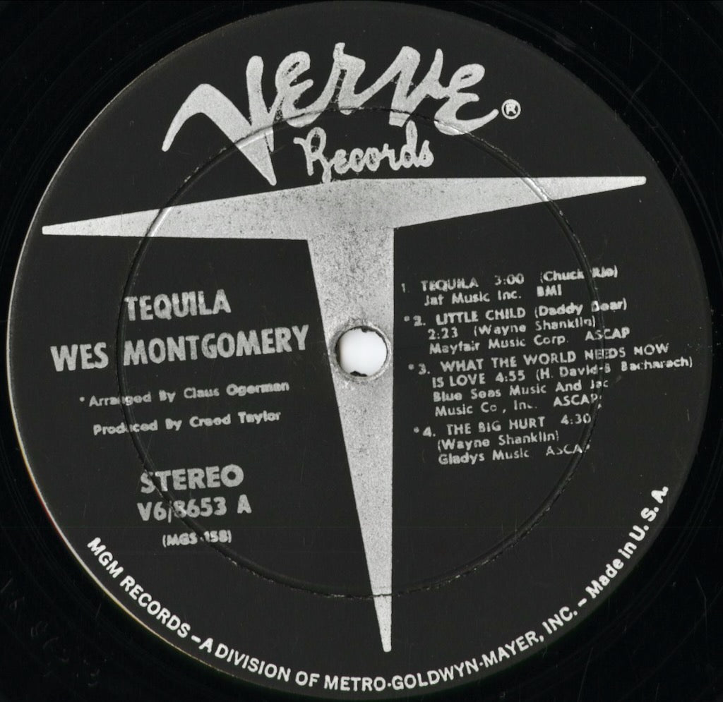 Wes Montgomery - Tequila (V6-8653) 1966 US Verve|中古LP