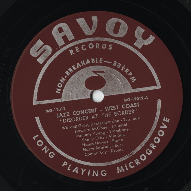 Dexter Gordon , Wardell Gray / Jazz Concert West Coast (Volume 1) (MG-12012)