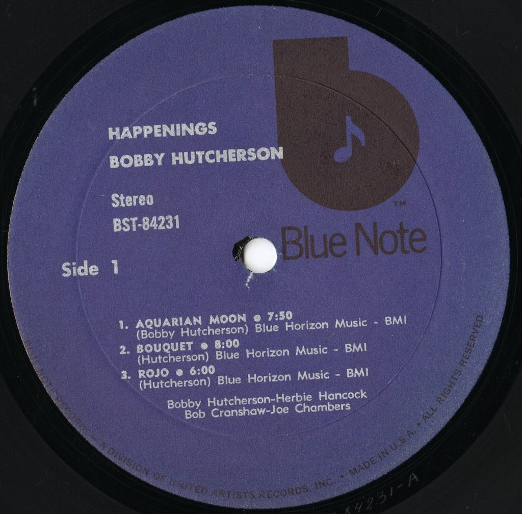 Bobby Hutcherson / ボビー・ハッチャーソン / Happenings (BST 84231) Blue Label Black B