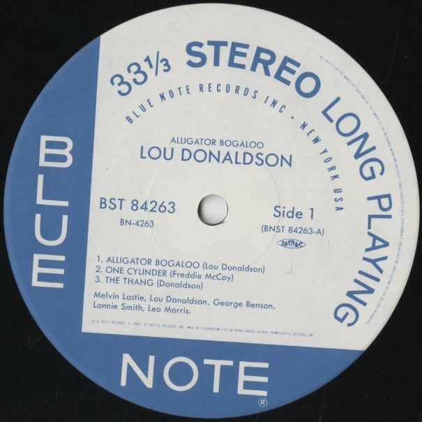 Lou Donaldson / ルー・ドナルドソン / Alligator Bogaloo (BN 4263)