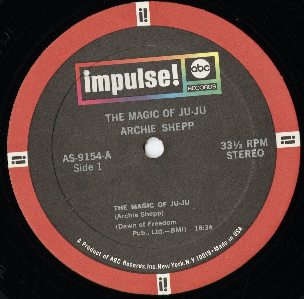 Archie Shepp - The Magic Of Ju-Ju (AS-9154) 1967 US Impulse|中古LP
