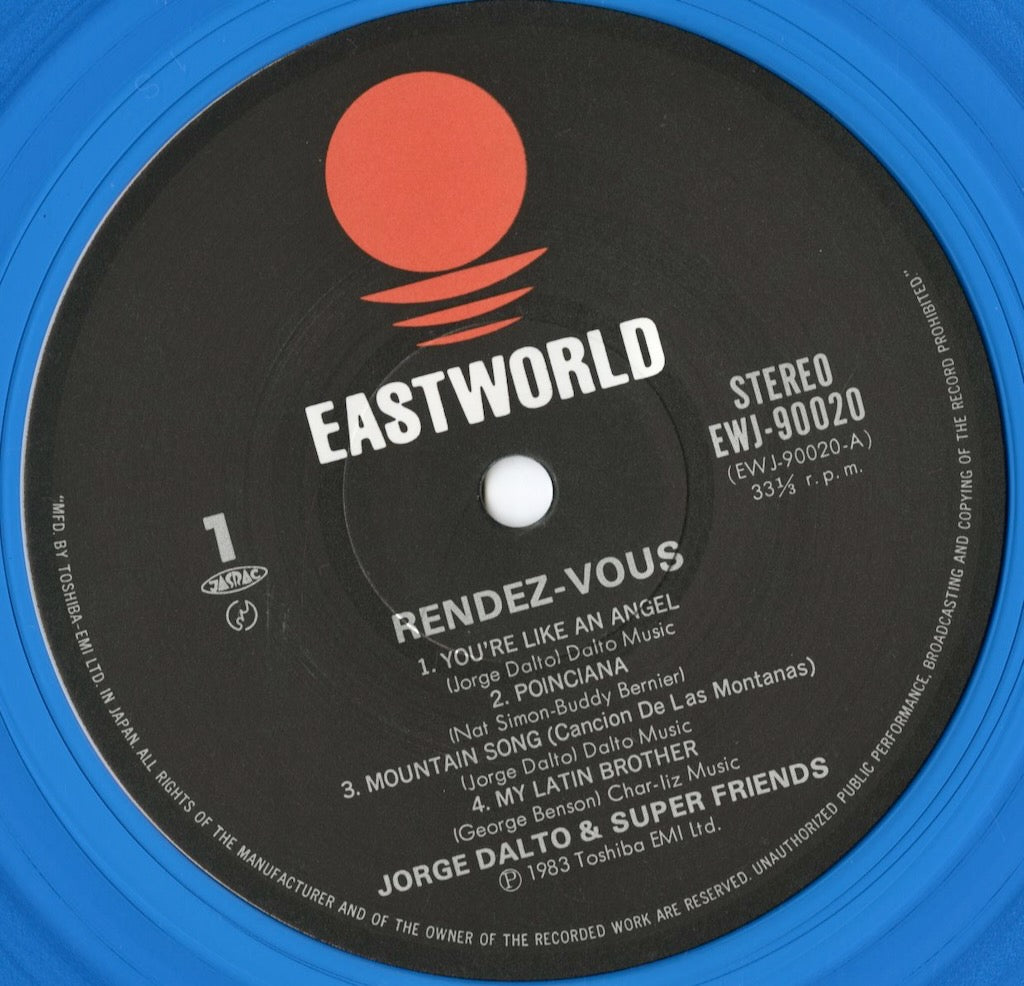 Jorge Dalto - Rendez-Vous (EWJ-90020) LP 1983 JPN East World|中古LP