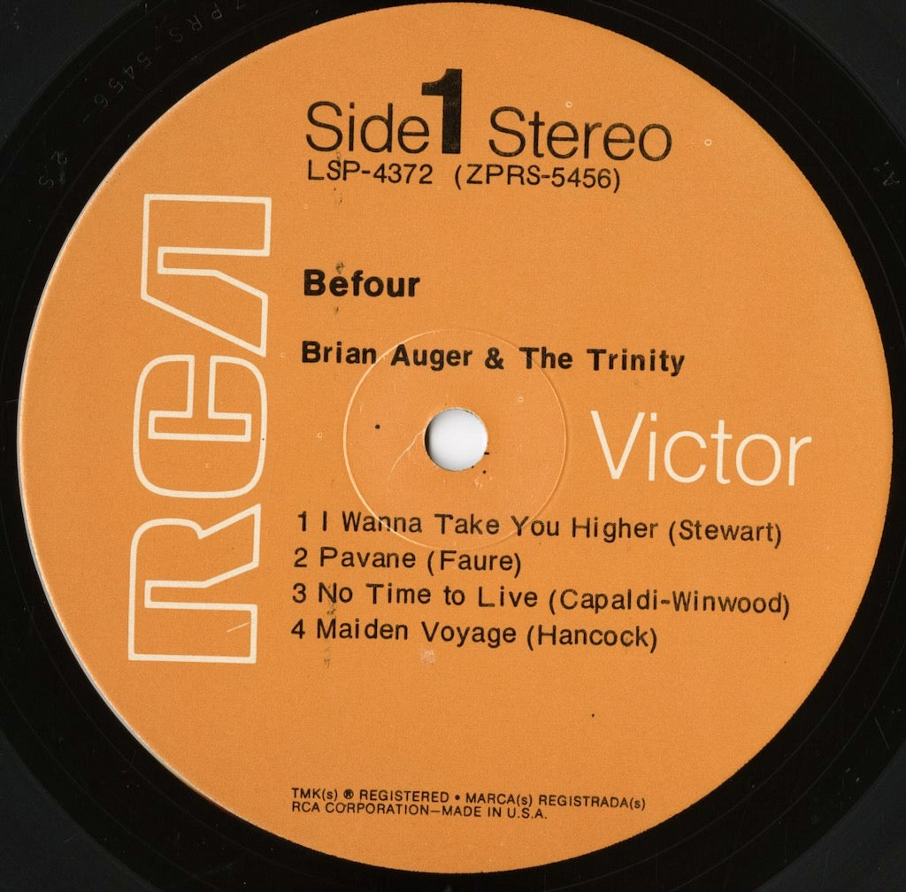 Brian Auger / ブライアン・オーガー&トリニティ / Befour (LSP4372)
