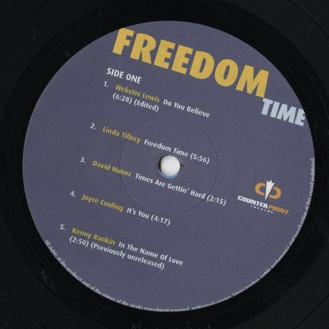 V.A. – Freedom Time (CRLP004) LP 1997 UK Counterpoint Records|中古LP