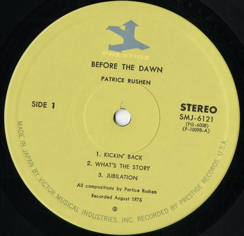Patrice Rushen - Before The Dawn (SMJ-6121) 1976 JPN Prestige|中古LP
