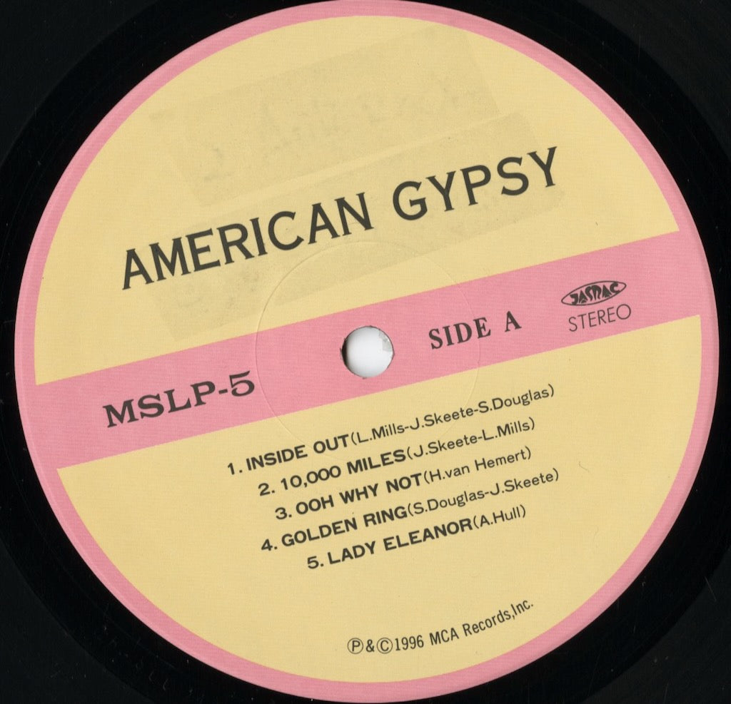 American Gypsy - American Gypsy (MSLP-5) LP 1996 JPN MCA|中古LP