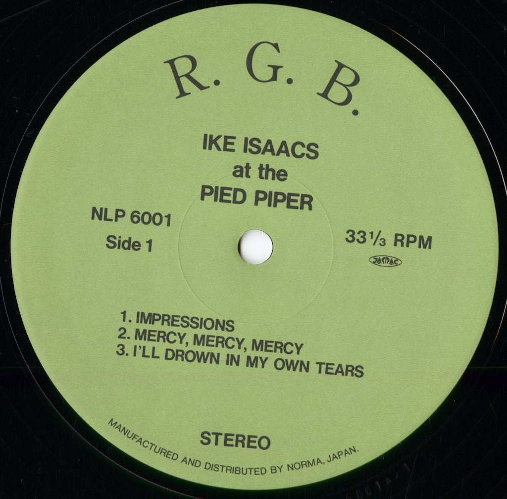 Ike Isaacs - At The Pied Piper (NLP6001) 1992 JPN NORMA|中古LP