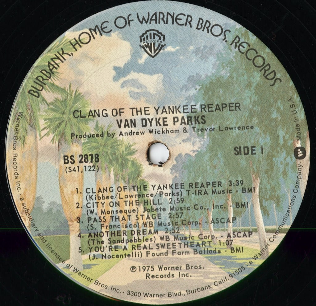 Van Dyke Parks - Clang Of The Yankee Reaper (BS 2878) 1975 US Warner Bros.|中古LP