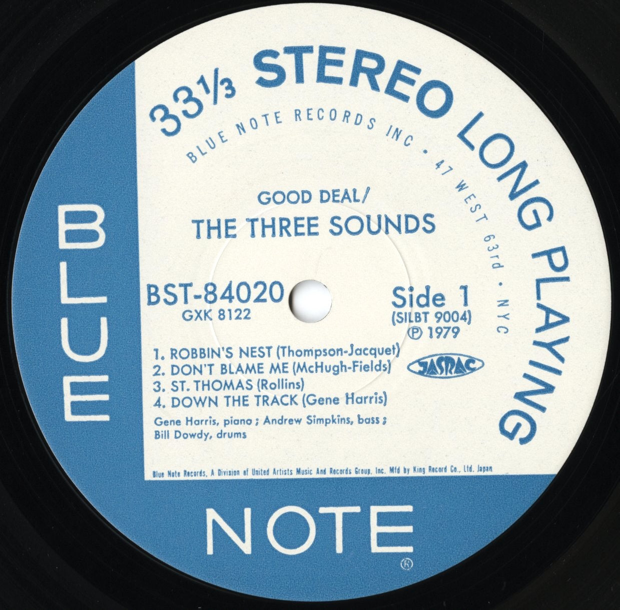 The Three Sounds / スリー・サウンズ / Good Deal (GXK 8122)