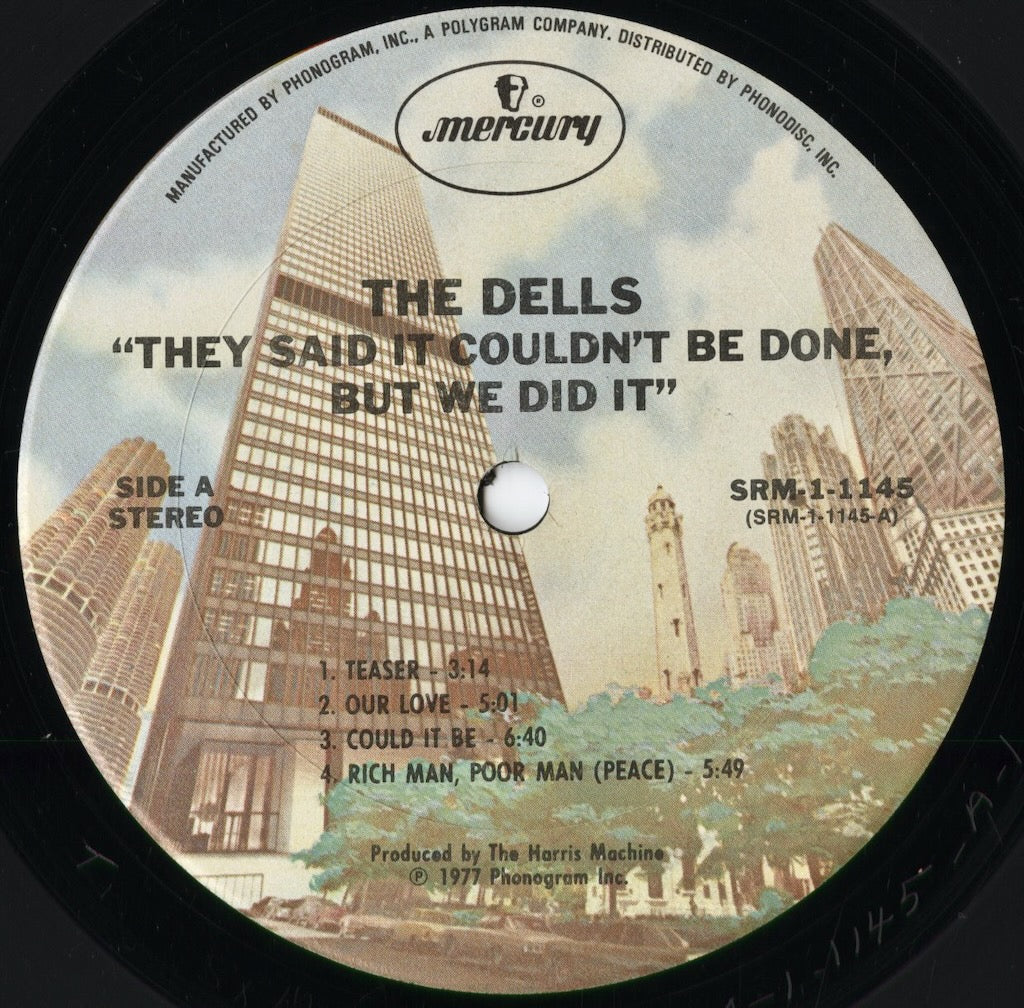 The Dells – They Said It Couldn't Be Done, But We Did! (SRM-1-1145) LP 1977 US Mercury | 中古LP