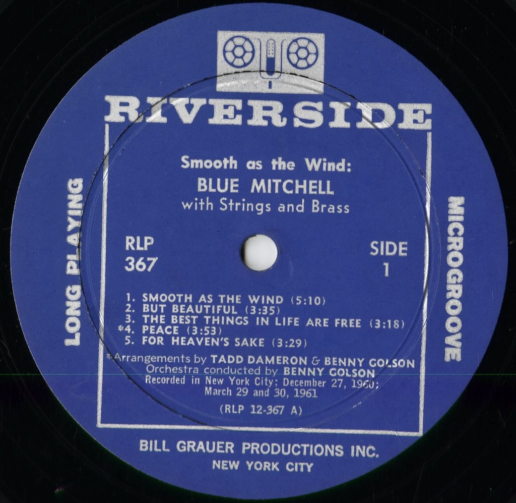 Blue Mitchell - Smooth As The Wind (RLP 367) 1961 US Riverside|中古LP