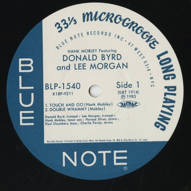 Hank Mobley / ハンク・モブレー / Hank Mobley With Donald Byrd And Lee Morgan (K18P-9211)