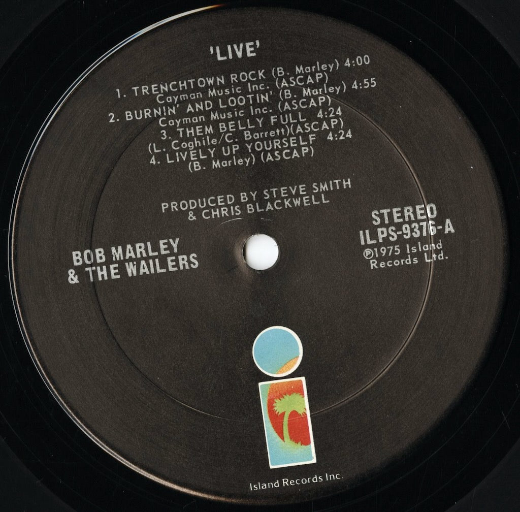 Bob Marley & The Wailers / ボブ・マーリー & ザ・ウェイラーズ / Live! (ILPS 9376)