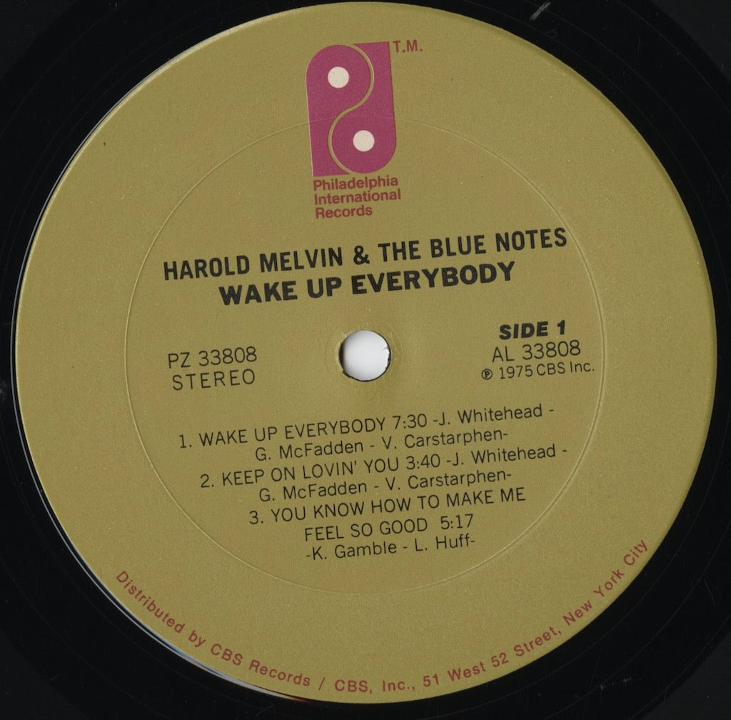 Harold Melvin & The Blue Notes / ハロルド・メルヴィン&ブルーノーツ / Wake Up Everybody (PZ33808)