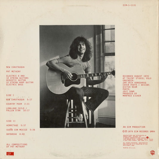 Pat Metheny - New Chautauqua (ECM-1-1131) LP 1979 US ECM|中古LP