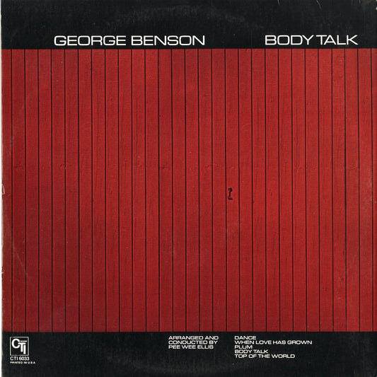 George Benson – Body Talk (CTI 6033) LP 1973 US CTI | 中古LP