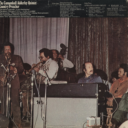 Cannonball Adderley / キャノンボール・アダレイ・クインテット / Country Preacher (SKAO-8-0404)