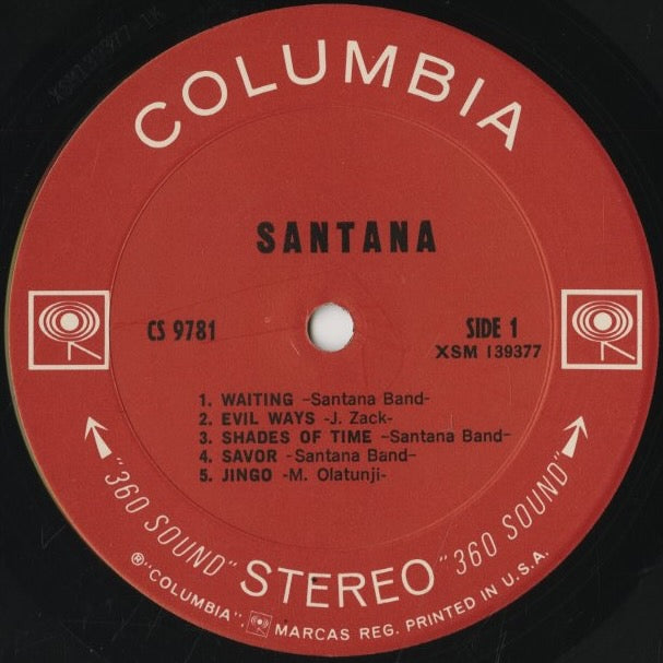 Santana / サンタナ (1969) (CS 9781)