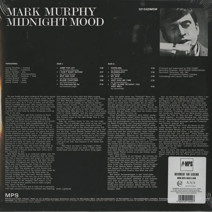 Mark Murphy / マーク・マーフィ / Midnight Mood (180g) (0212420MSW)