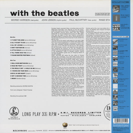 The Beatles - With The Beatles (TOJP-60132) 2003 JPN Parlophone|中古LP